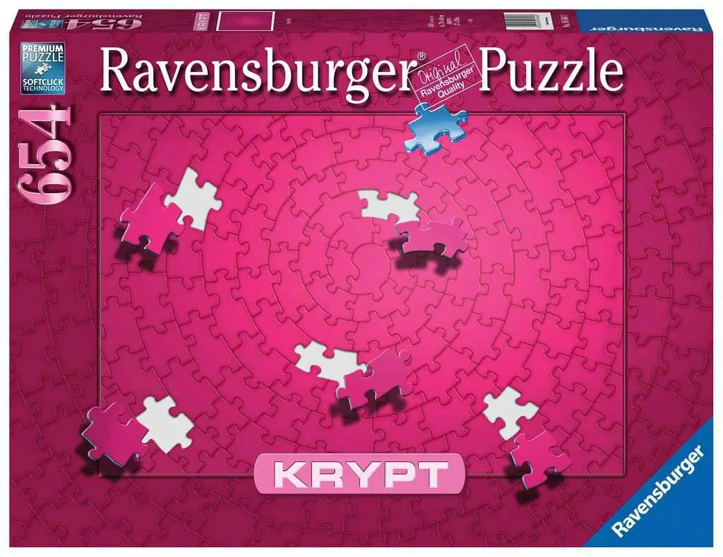 Krypt Jigsaw Puzzle Pink (654 pieces) product photo