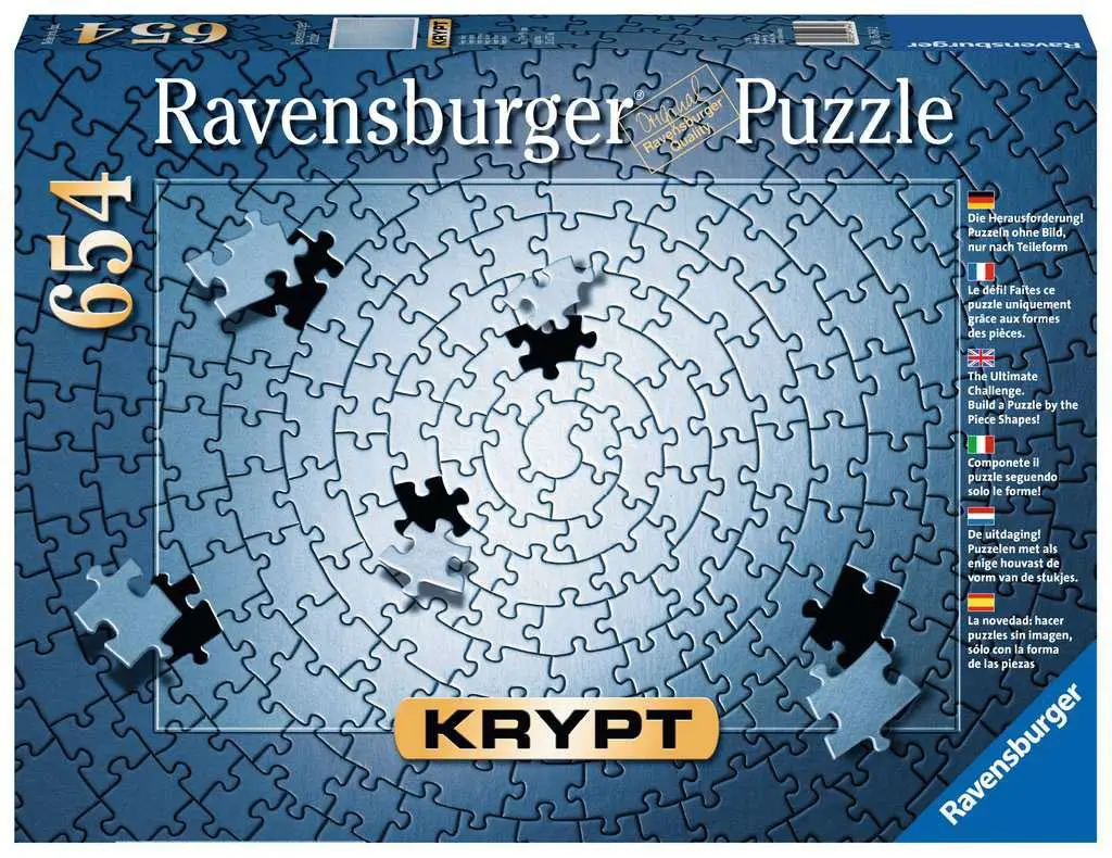 Krypt Jigsaw Puzzle Silver (654 pieces) product photo