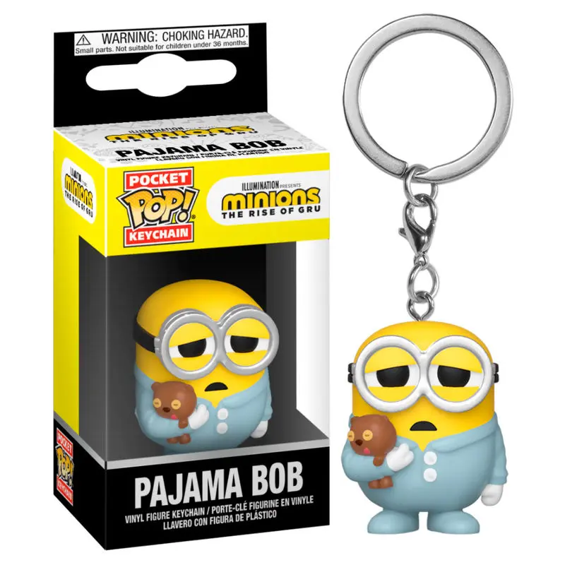 Minions II Pocket POP! Vinyl Keychain Pajama Bob 4 cm product photo