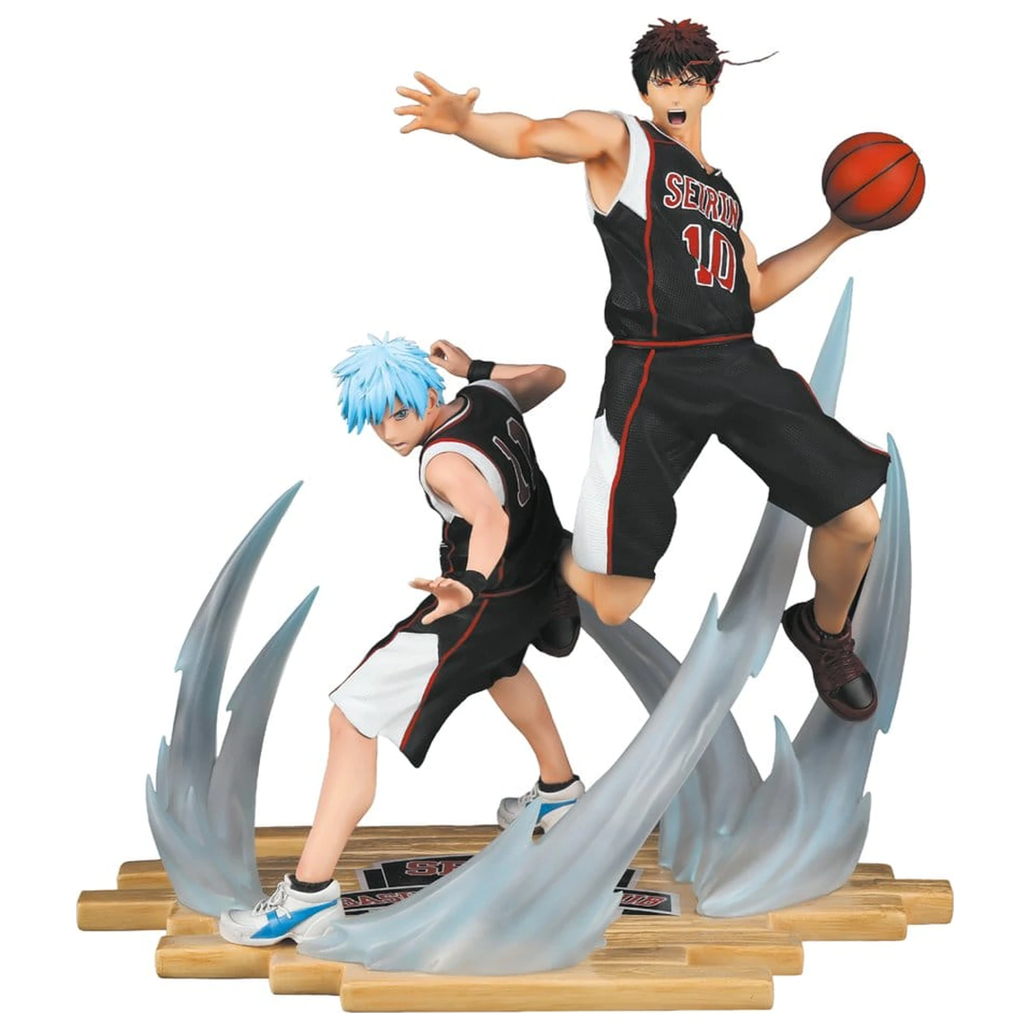 Kuroko's Basket Resin Statue 1/6 Tetsuya Kuroko & Taiga Kagami Black Jersey Edition 41 cm product photo