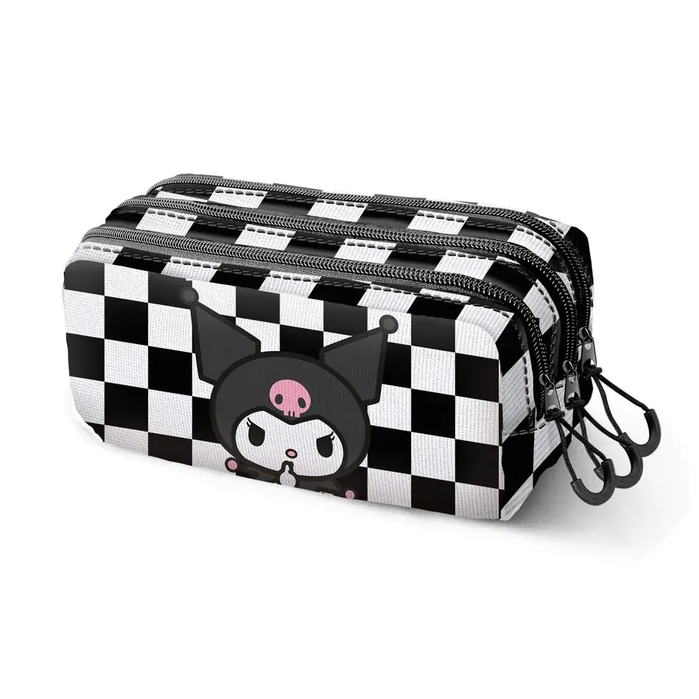 Kuromi Hello Kitty triple pencil case termékfotó