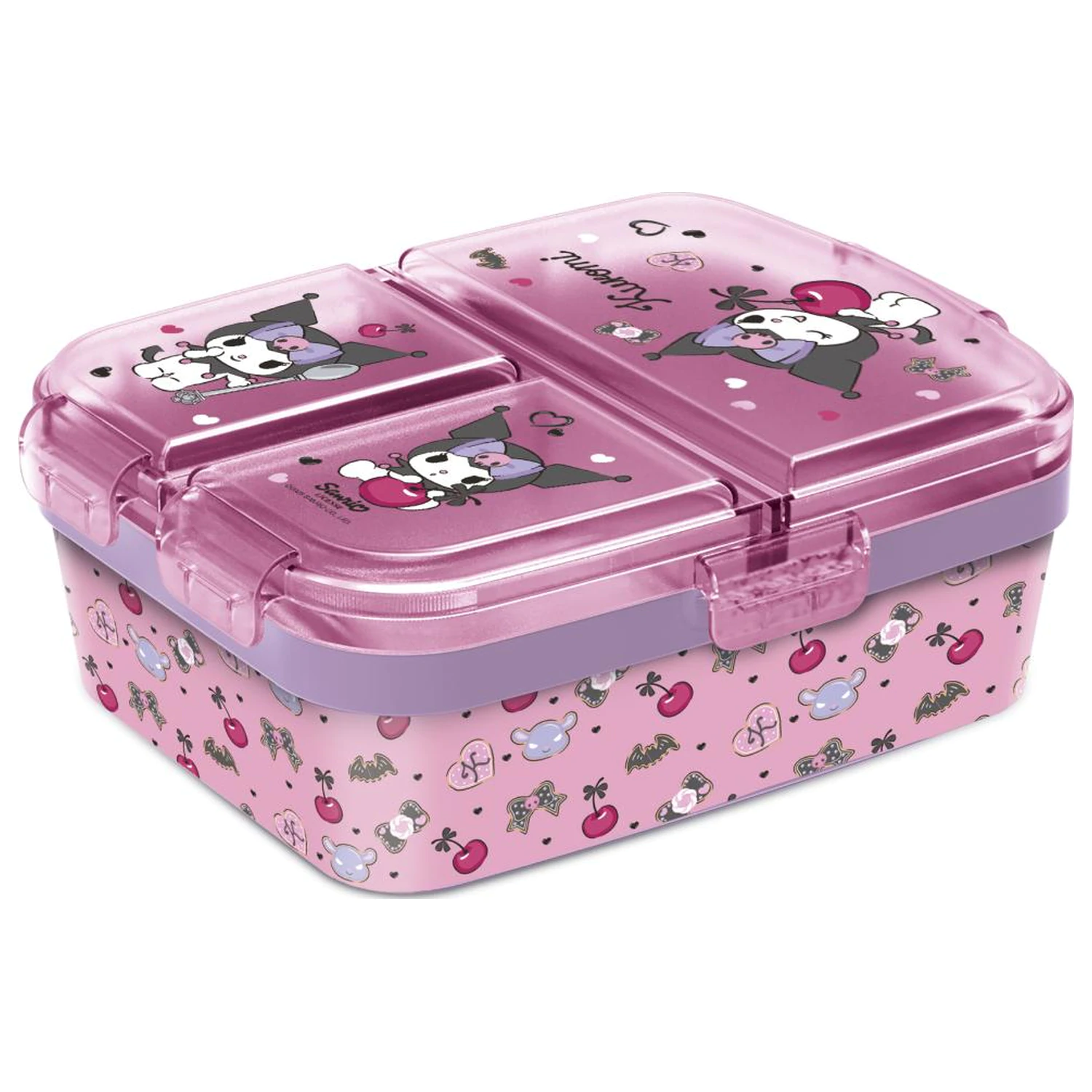 Kuromi Lunch Box multi compartment product photo