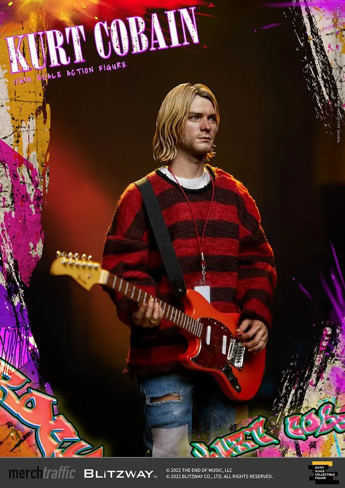 Kurt Cobain Action Figure 1/6 On Stage 32 cm product photo