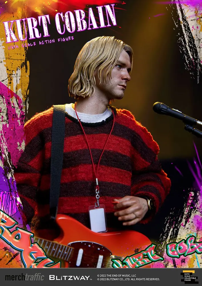 Kurt Cobain Action Figure 1/6 On Stage 32 cm product photo