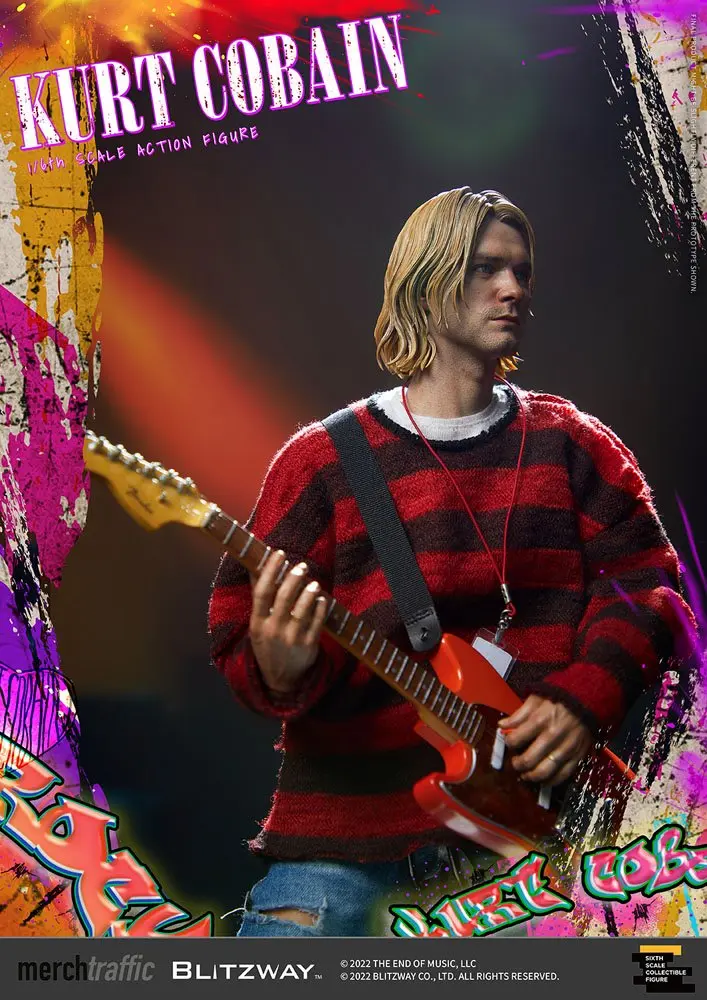 Kurt Cobain Action Figure 1/6 On Stage 32 cm product photo