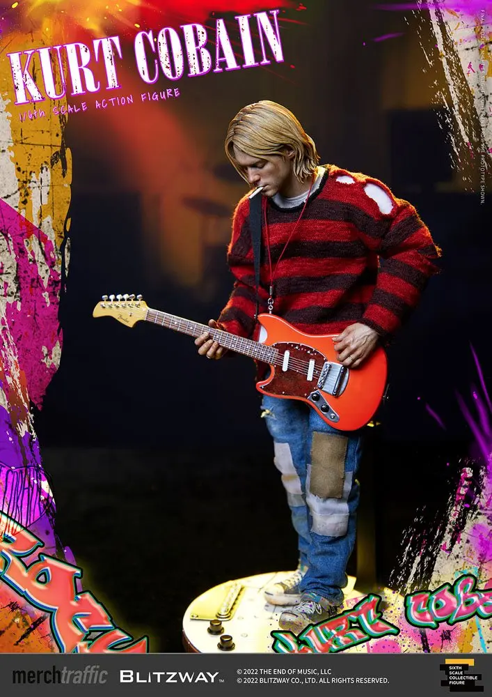 Kurt Cobain Action Figure 1/6 On Stage 32 cm product photo