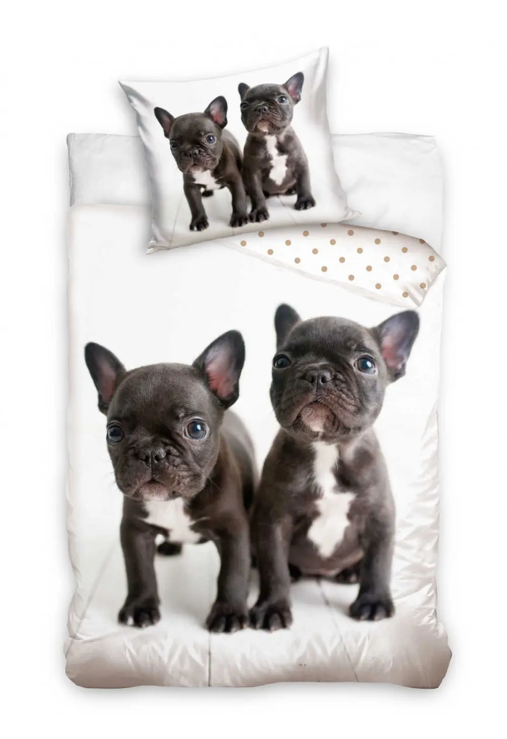 Dog Print Duvet Cover 140x200cm, 70x90cm product photo