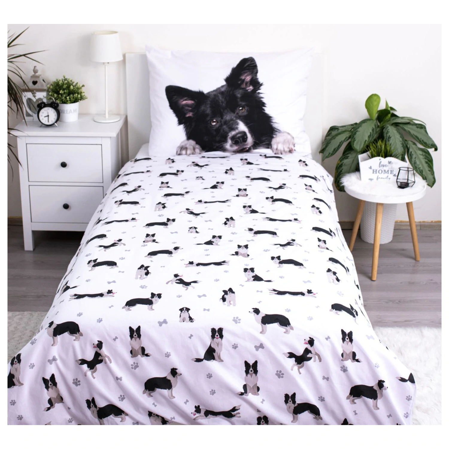 Dog Border Collie Duvet Cover product photo