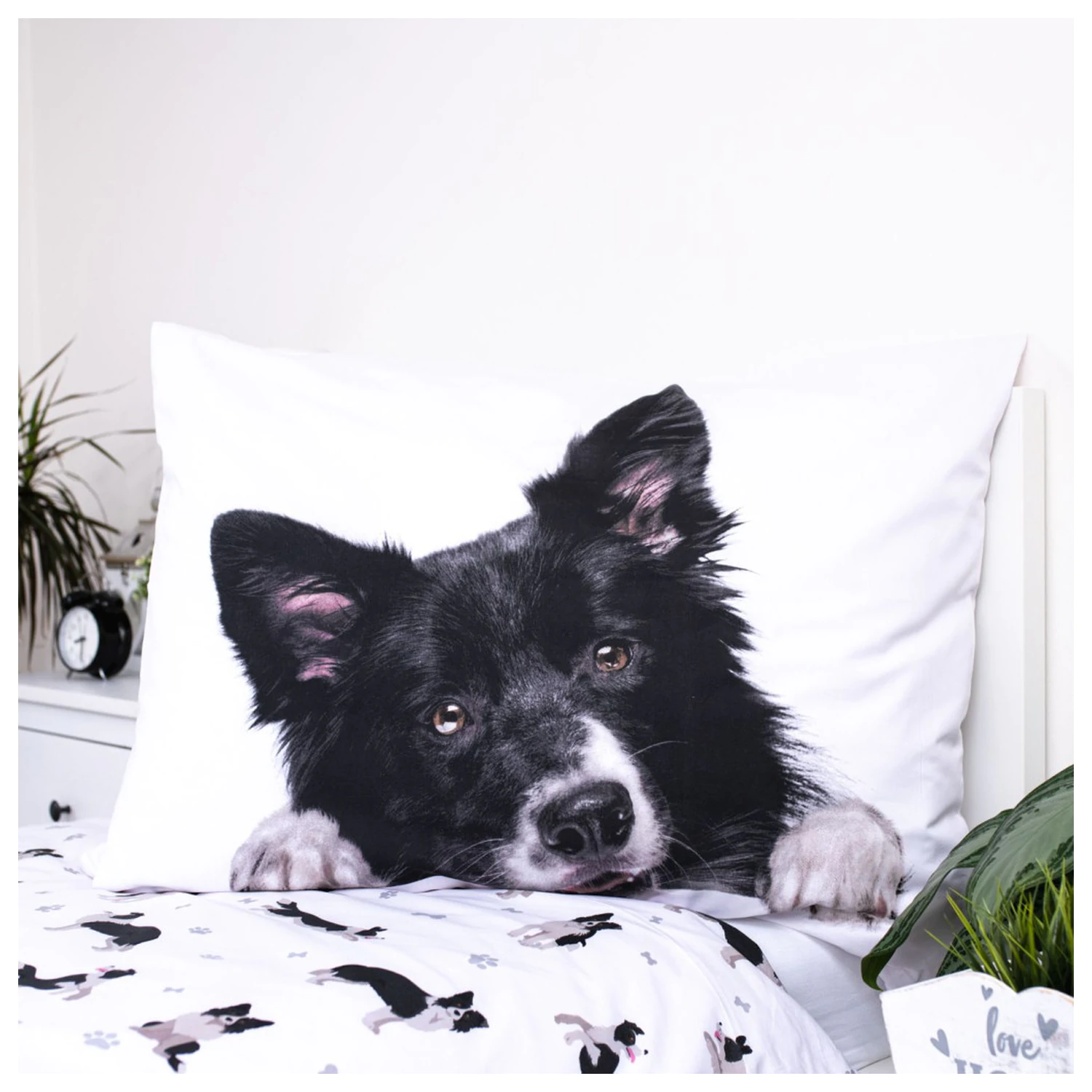 Dog Border Collie Duvet Cover product photo