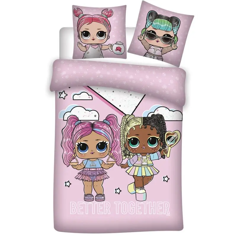 L.O.L Surprise microfibre duvet cover bed 90cm product photo