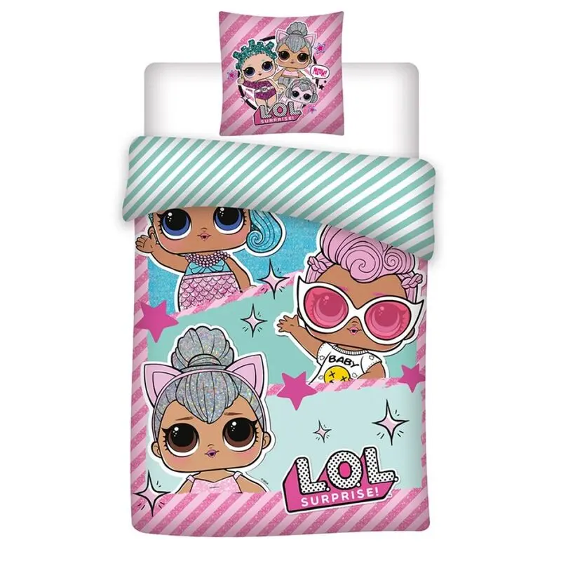 L.O.L Surprise organic cotton duvet cover bed 90cm product photo