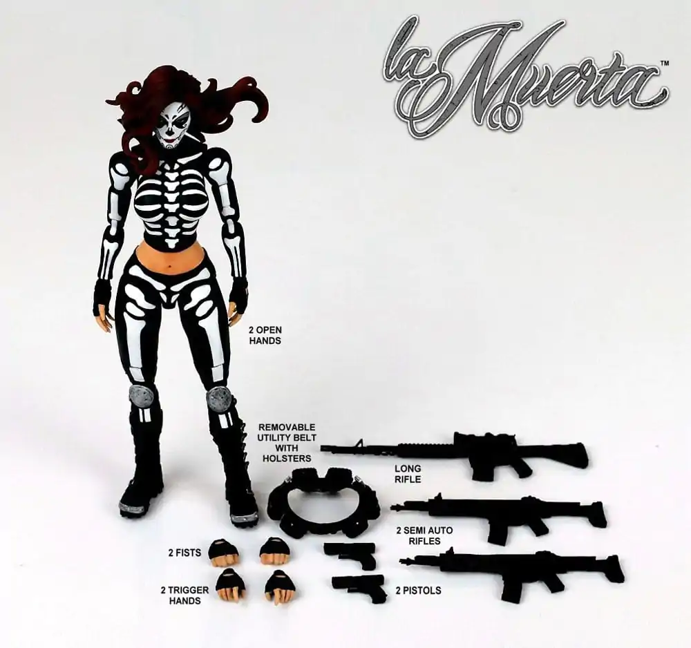 La Muerta Executive Replica Action Figure 1/12 La Muerta 15 cm termékfotó