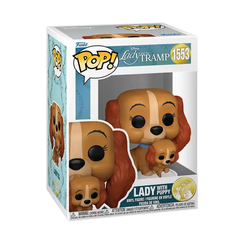 Lady and the Tramp Funko POP! Disney Vinyl Figure Lady w/puppy 9 cm product photo