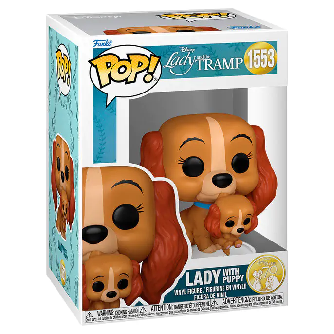 Lady and the Tramp Funko POP! Disney Vinyl Figure Lady w/puppy 9 cm product photo