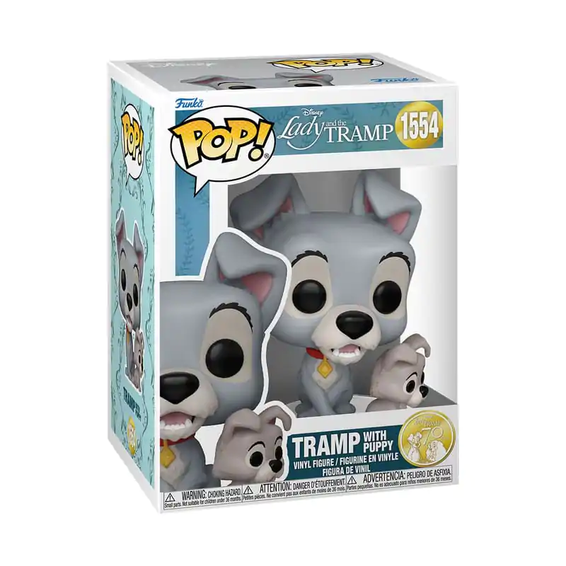 Lady and the Tramp Funko POP! Disney Vinyl Figure Tramp w/puppy 9 cm product photo