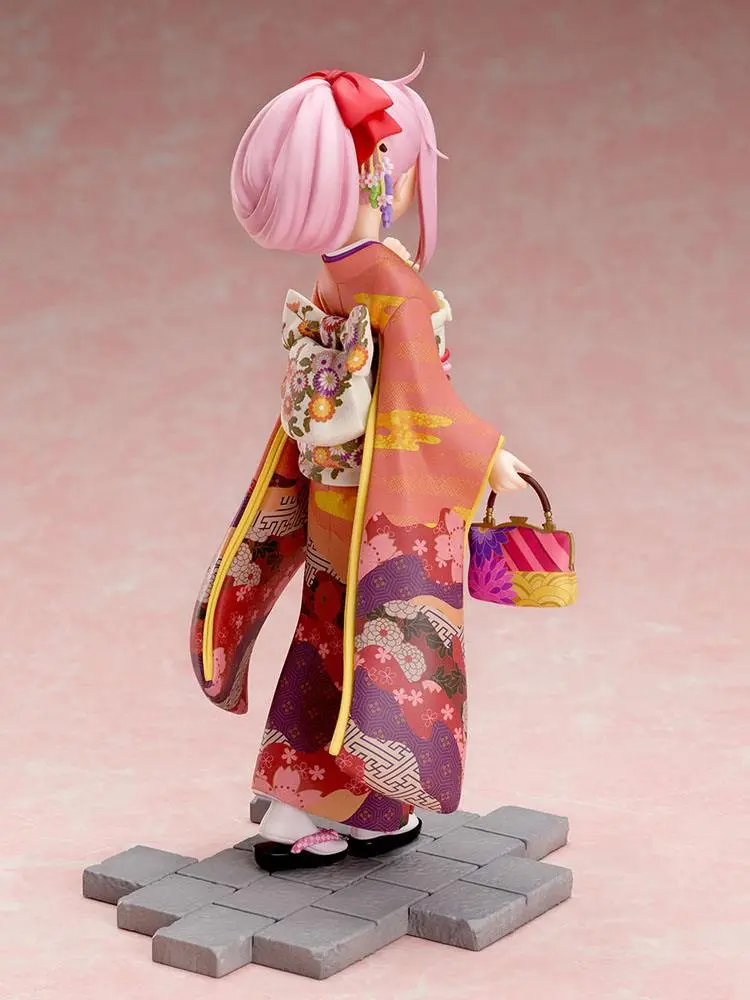 Laid-Back Camp PVC Statue 1/7 Nadeshiko Kagamihara Furisode Ver. 21 cm product photo