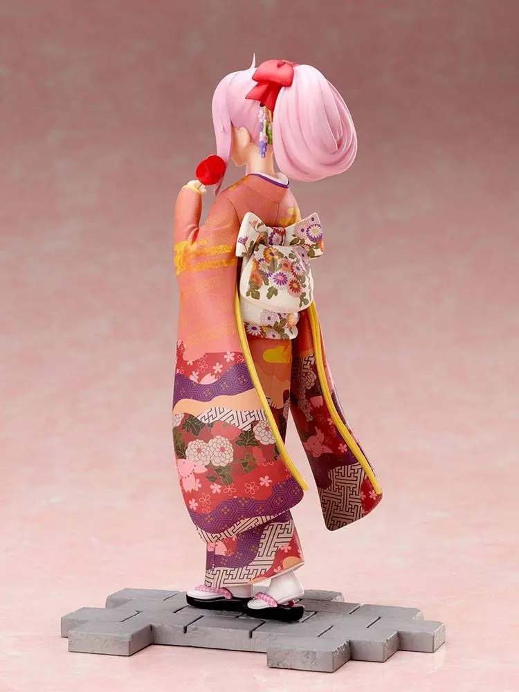 Laid-Back Camp PVC Statue 1/7 Nadeshiko Kagamihara Furisode Ver. 21 cm product photo