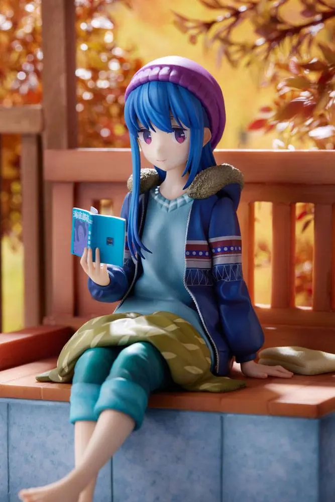 Laid-Back Camp PVC Statue 1/7 Rin Shima Footbath Ver. 17 cm product photo