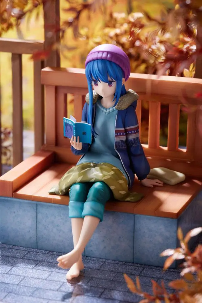 Laid-Back Camp PVC Statue 1/7 Rin Shima Footbath Ver. 17 cm product photo
