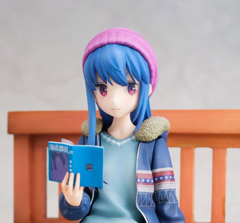 Laid-Back Camp PVC Statue 1/7 Rin Shima Footbath Ver. 17 cm product photo