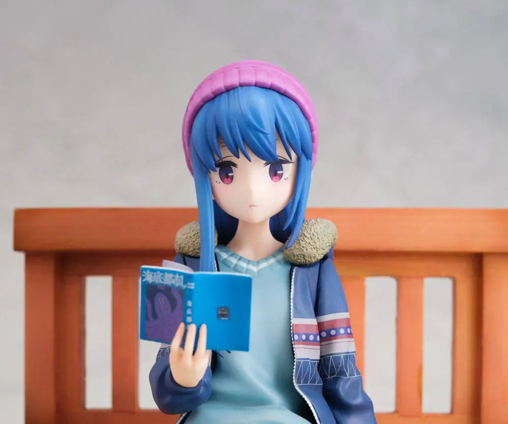 Laid-Back Camp PVC Statue 1/7 Rin Shima Footbath Ver. 17 cm product photo