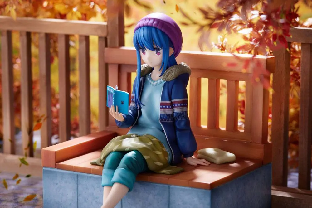 Laid-Back Camp PVC Statue 1/7 Rin Shima Footbath Ver. 17 cm product photo