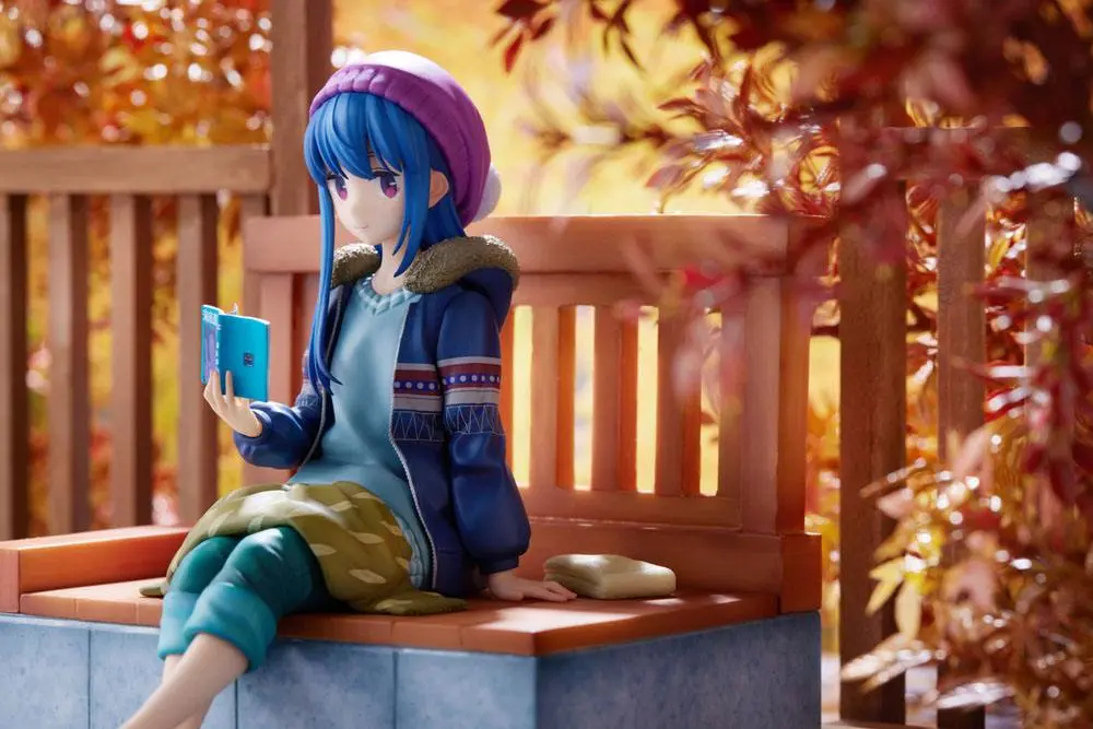 Laid-Back Camp PVC Statue 1/7 Rin Shima Footbath Ver. 17 cm product photo