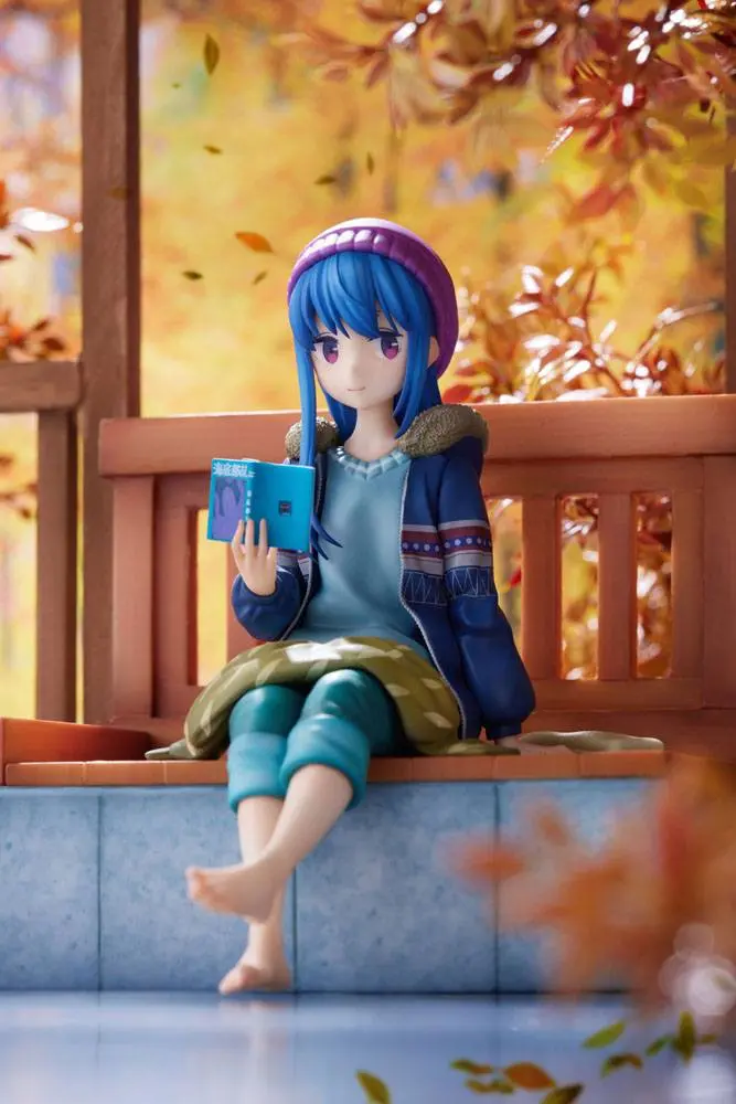 Laid-Back Camp PVC Statue 1/7 Rin Shima Footbath Ver. 17 cm product photo