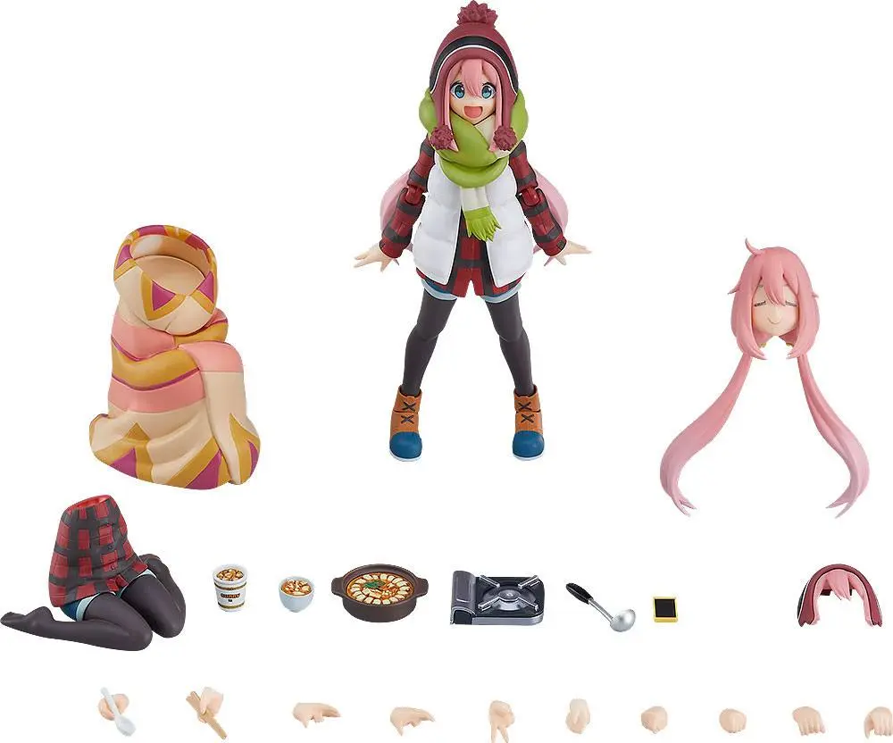 Laid-Back Camp Figma Action Figure Nadeshiko Kagamihara DX Edition 13 cm product photo