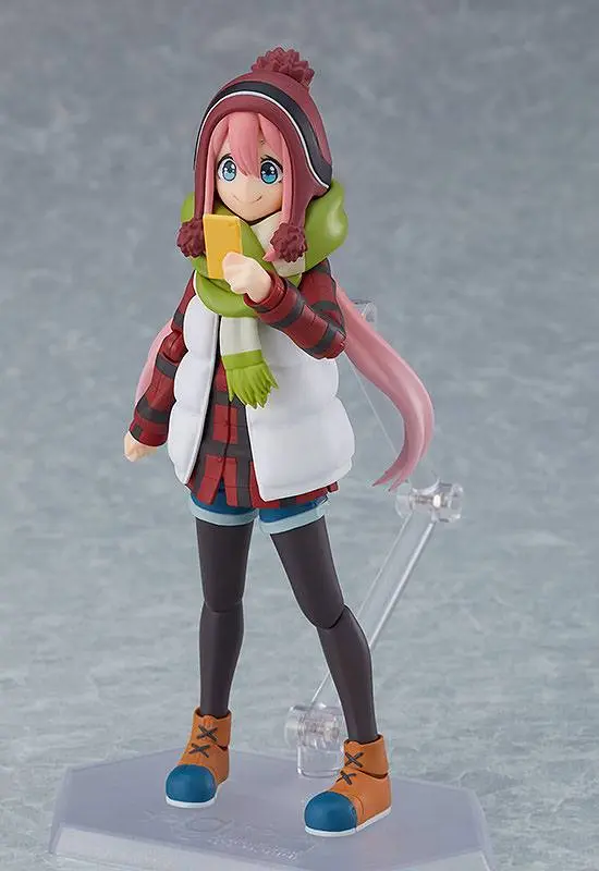 Laid-Back Camp Figma Action Figure Nadeshiko Kagamihara DX Edition 13 cm product photo