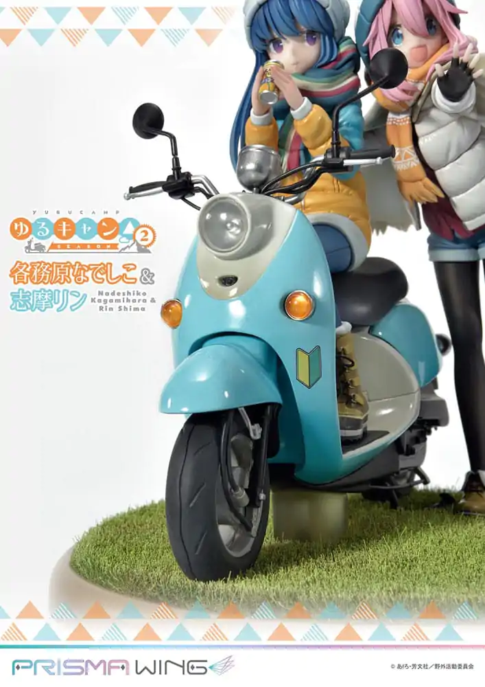 Laid-Back Camp Prisma Wing PVC Statue 1/7 Nadeshiko Kagamihara & Rin Shima 24 cm termékfotó