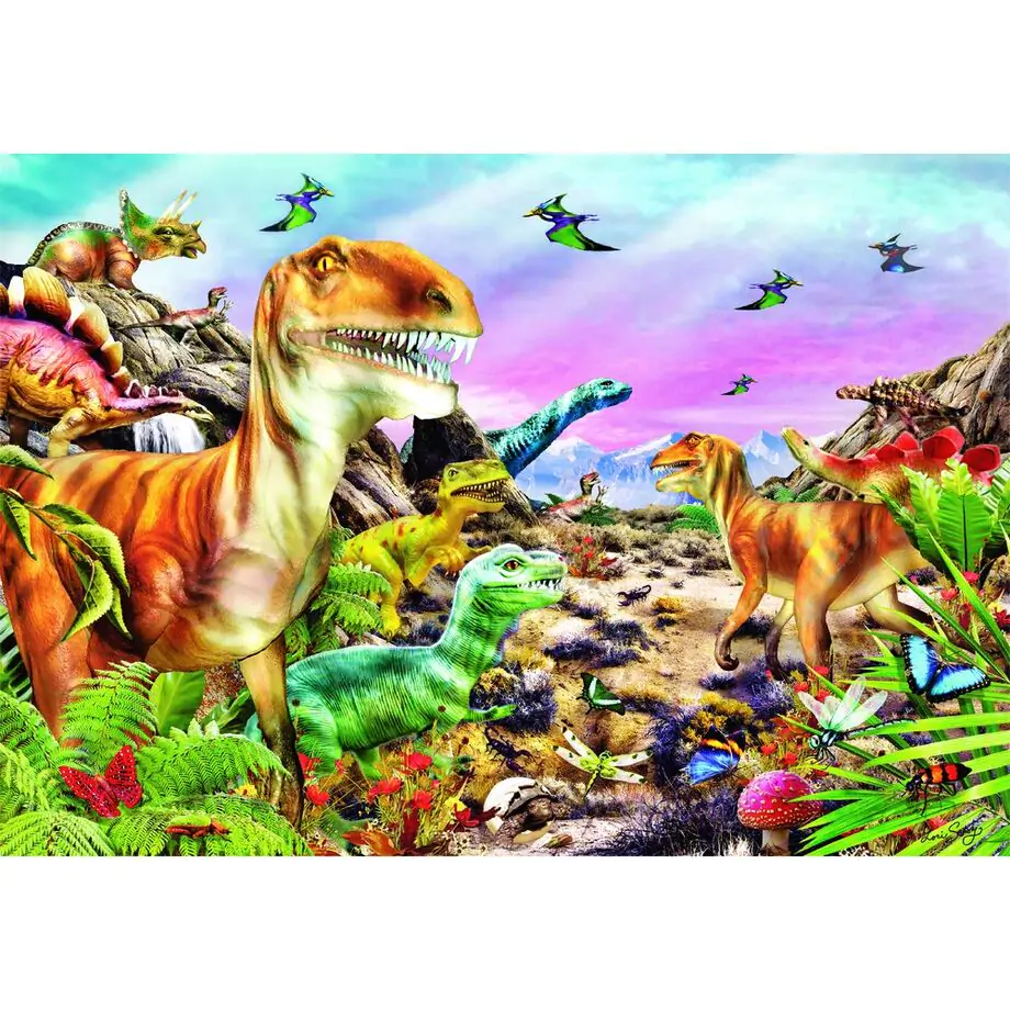 Land Of Dinosaurs puzzle 104pcs product photo