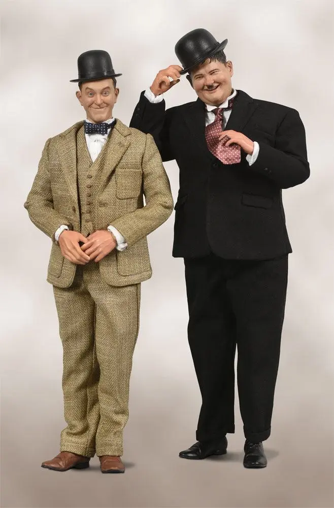 Laurel &amp; Hardy Action Figure 2-Pack 1/6 Classic Suits Limited Edition 30-33 cm product photo