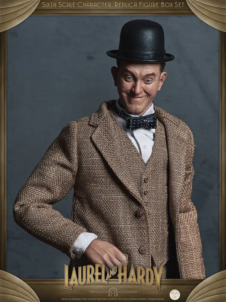 Laurel &amp; Hardy Action Figure 2-Pack 1/6 Classic Suits Limited Edition 30-33 cm product photo