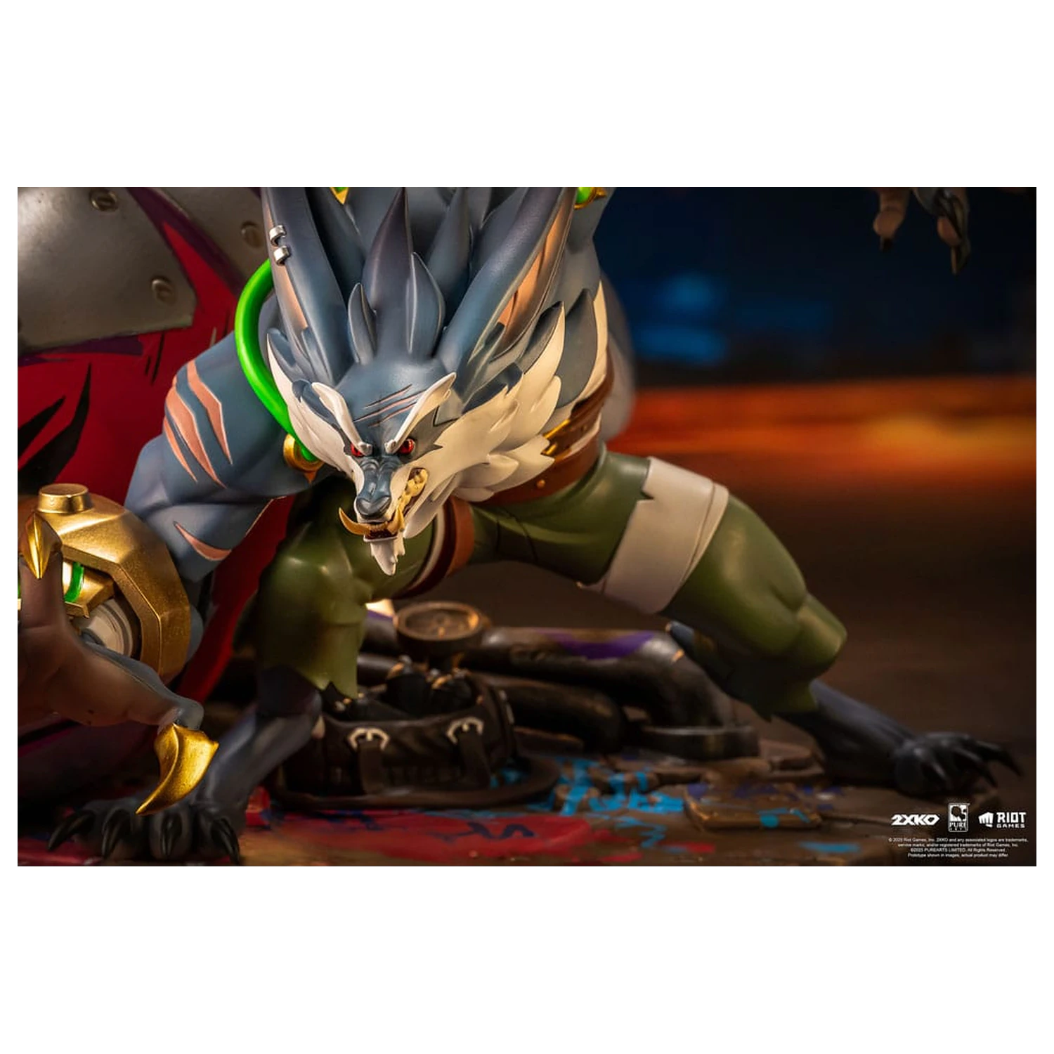 League of Legends Statue 1/10 2XKO Jinx & Warwick Diorama 37 cm  product photo