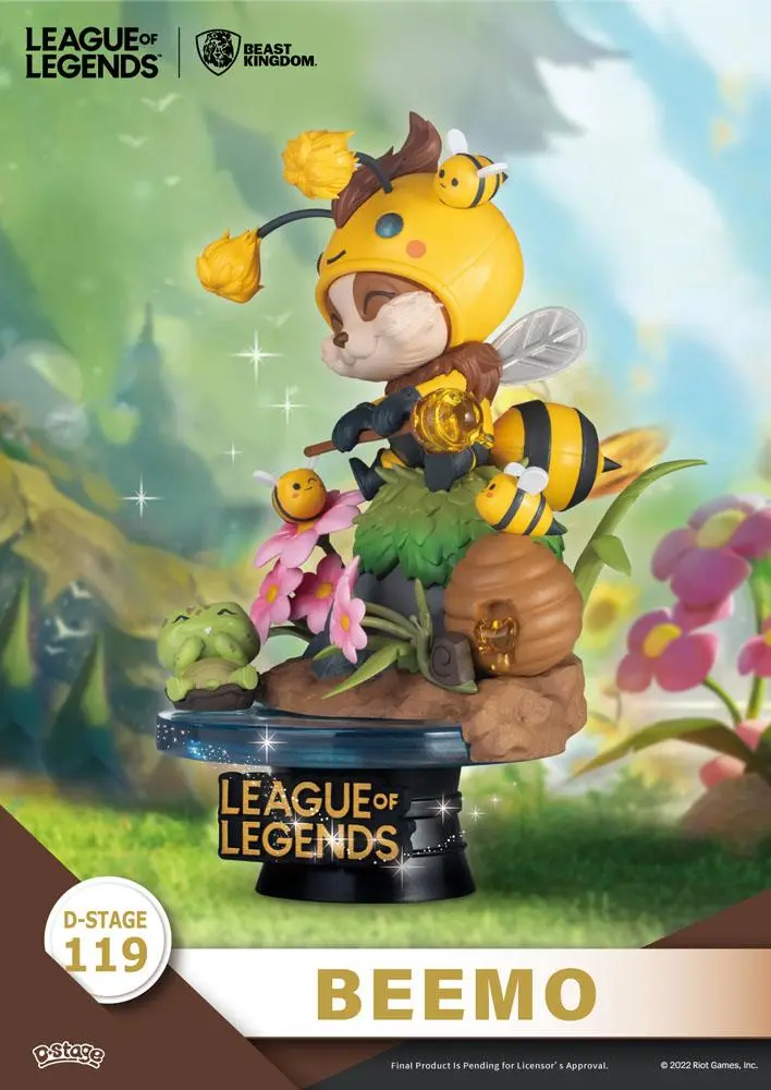 League of Legends D-Stage PVC Diorama Set Beemo & BZZZiggs 15 cm termékfotó