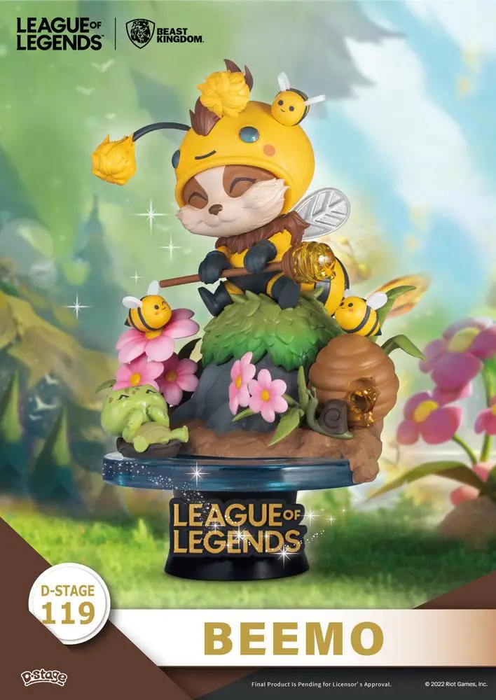 League of Legends D-Stage PVC Diorama Set Beemo & BZZZiggs 15 cm product photo