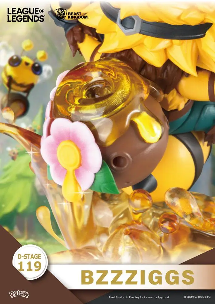 League of Legends D-Stage PVC Diorama Set Beemo & BZZZiggs 15 cm product photo