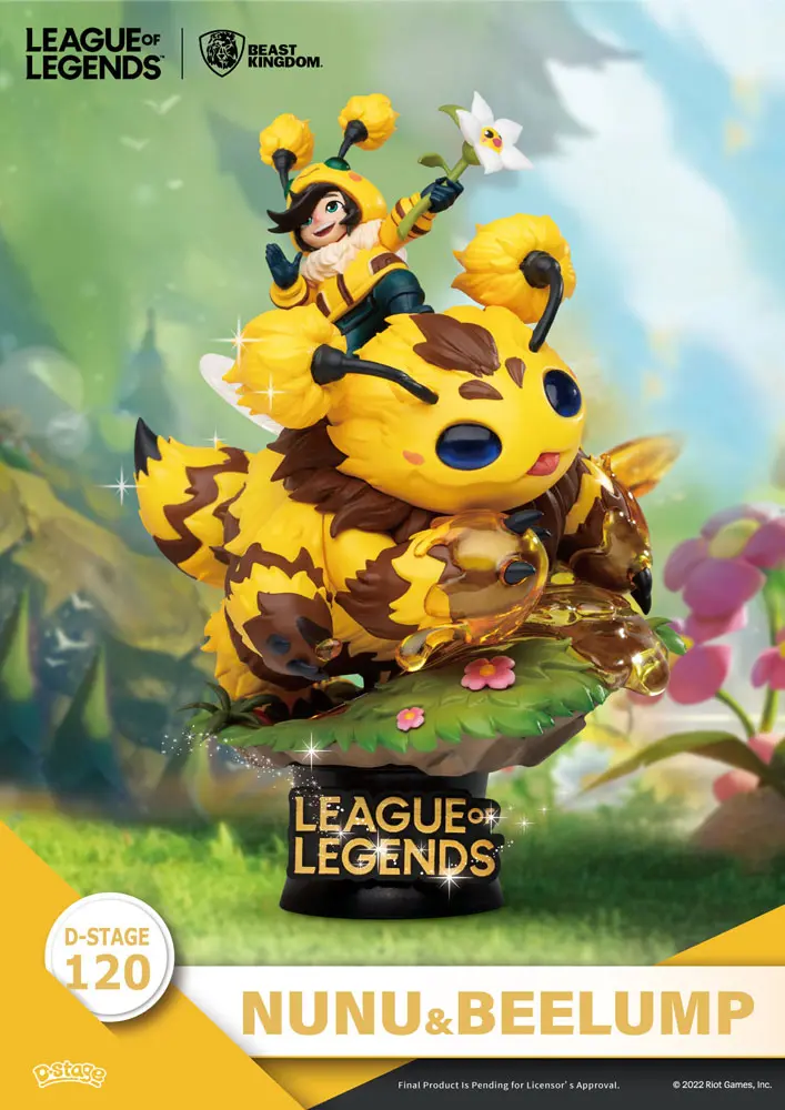 League of Legends D-Stage PVC Diorama Set Nunu &amp; Beelump &amp; Heimerstinger 16 cm product photo