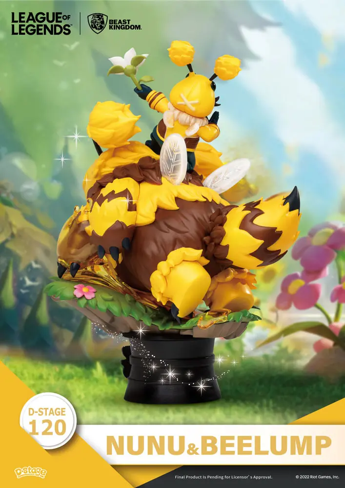 League of Legends D-Stage PVC Diorama Set Nunu &amp; Beelump &amp; Heimerstinger 16 cm product photo