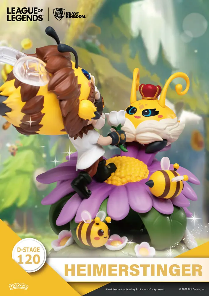 League of Legends D-Stage PVC Diorama Set Nunu &amp; Beelump &amp; Heimerstinger 16 cm product photo