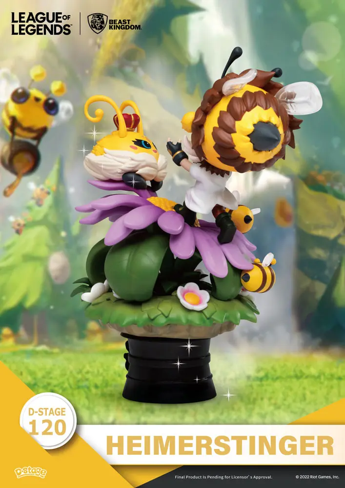 League of Legends D-Stage PVC Diorama Set Nunu &amp; Beelump &amp; Heimerstinger 16 cm product photo