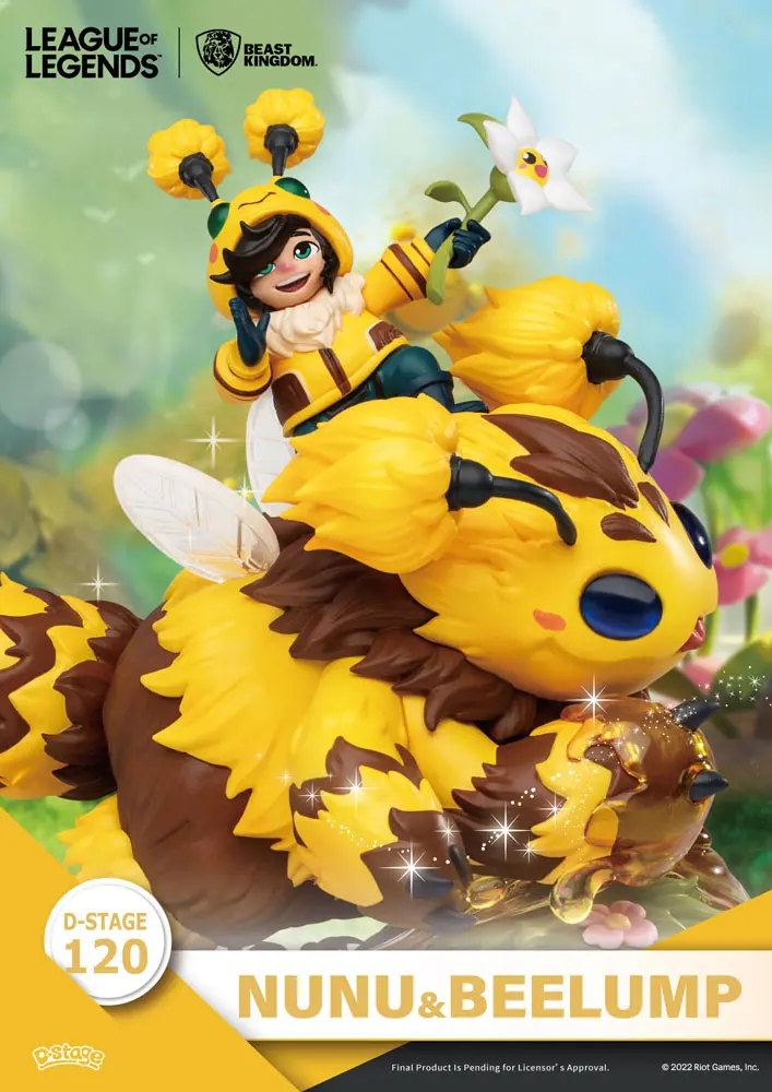 League of Legends D-Stage PVC Diorama Set Nunu &amp; Beelump &amp; Heimerstinger 16 cm product photo