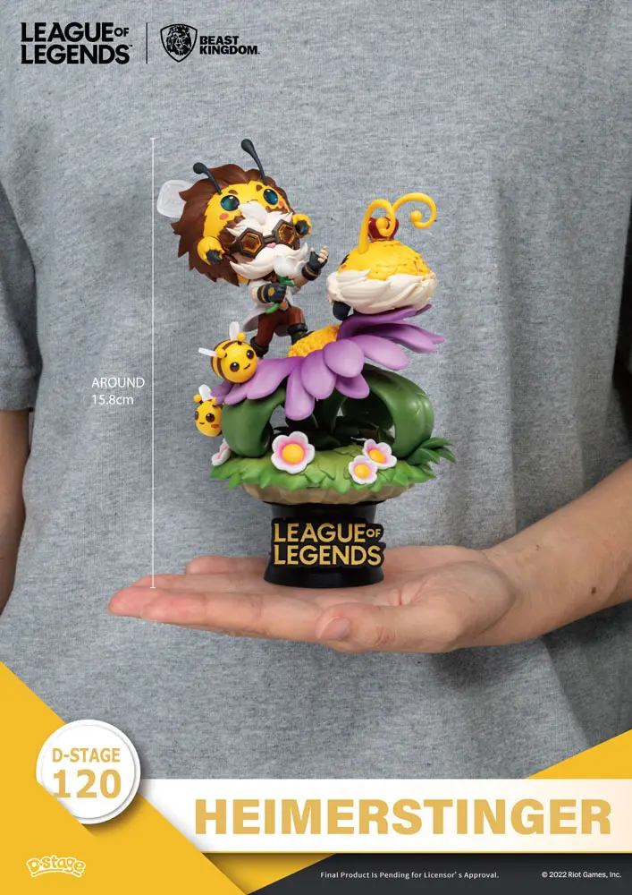League of Legends D-Stage PVC Diorama Set Nunu &amp; Beelump &amp; Heimerstinger 16 cm product photo