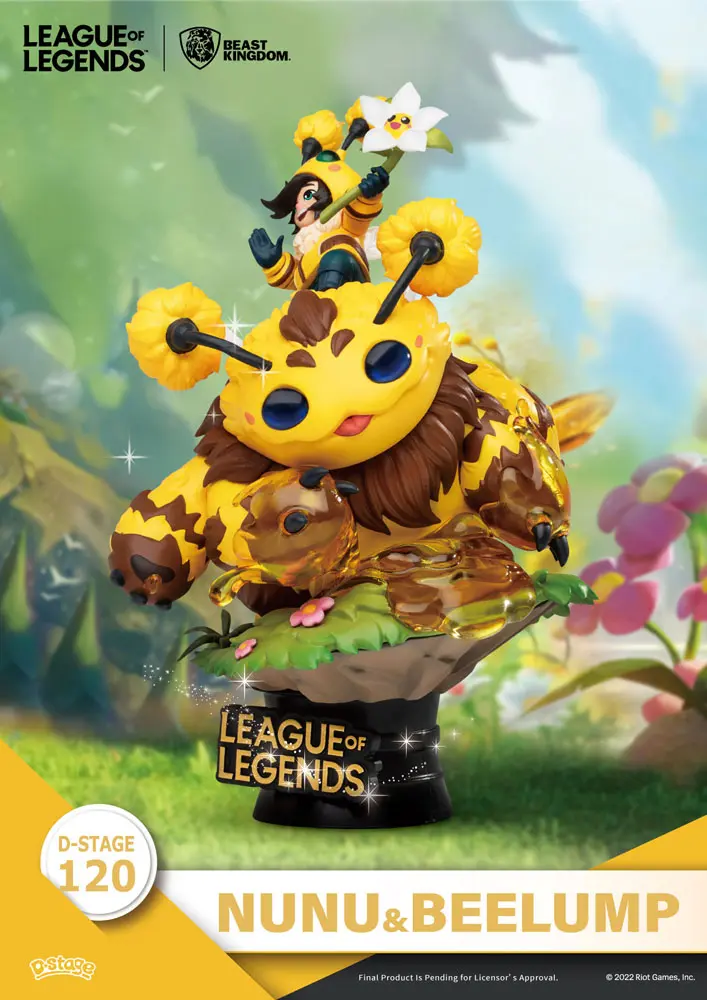 League of Legends D-Stage PVC Diorama Set Nunu &amp; Beelump &amp; Heimerstinger 16 cm product photo