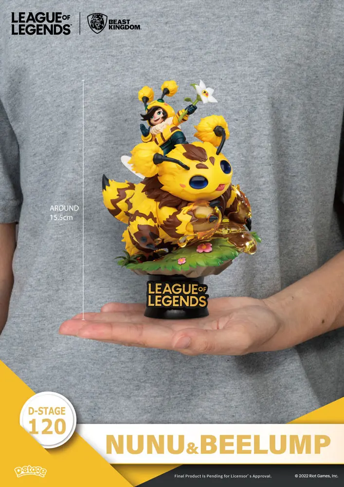 League of Legends D-Stage PVC Diorama Set Nunu &amp; Beelump &amp; Heimerstinger 16 cm product photo