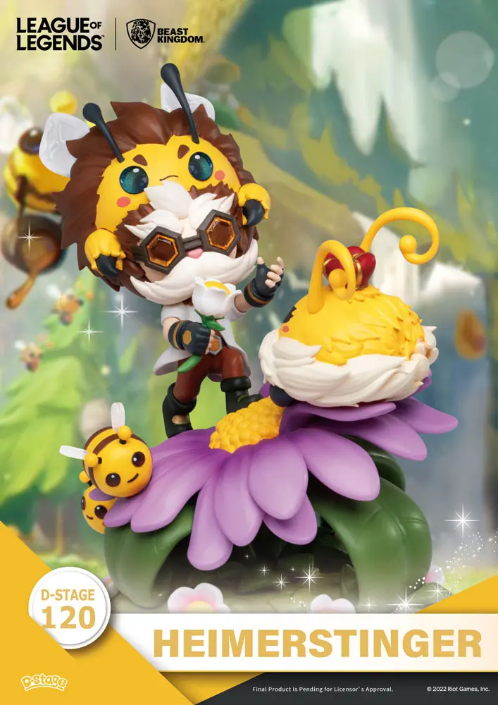 League of Legends D-Stage PVC Diorama Set Nunu &amp; Beelump &amp; Heimerstinger 16 cm product photo