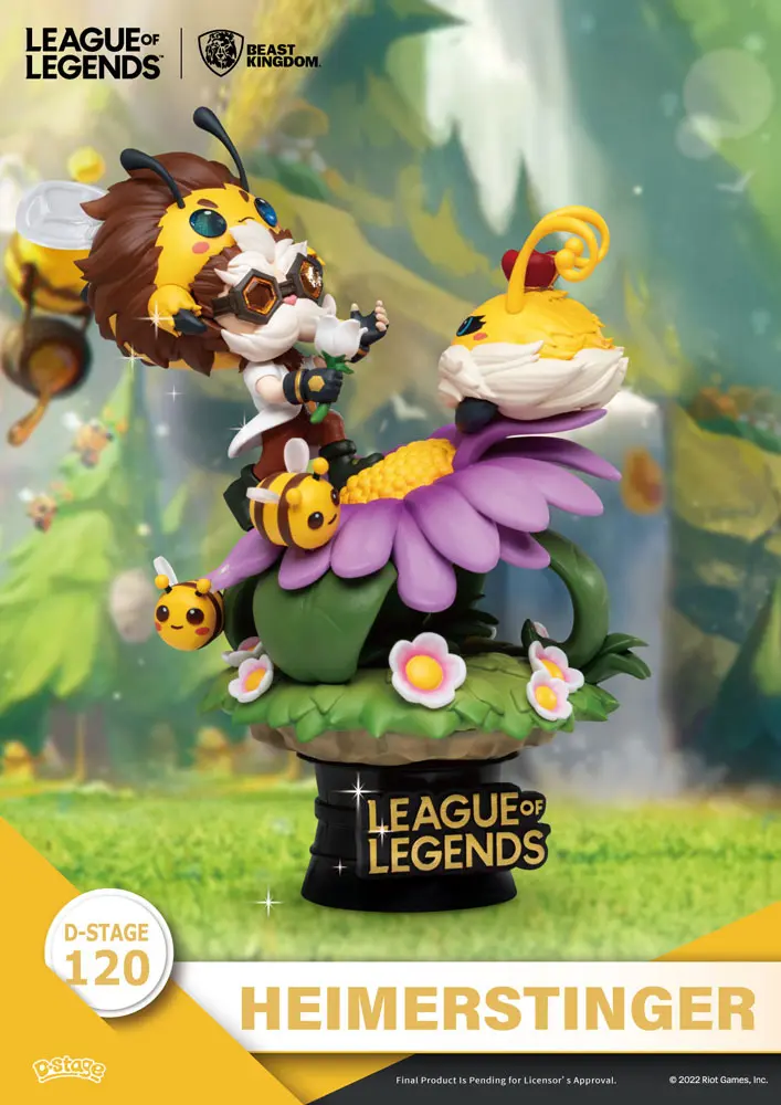 League of Legends D-Stage PVC Diorama Set Nunu &amp; Beelump &amp; Heimerstinger 16 cm product photo