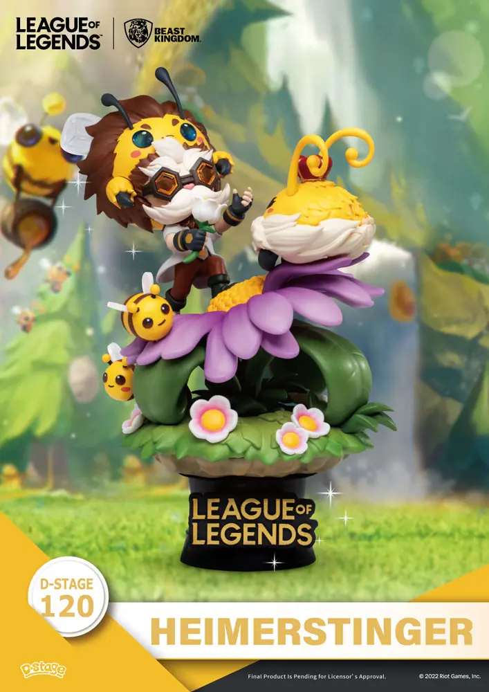 League of Legends D-Stage PVC Diorama Set Nunu &amp; Beelump &amp; Heimerstinger 16 cm product photo