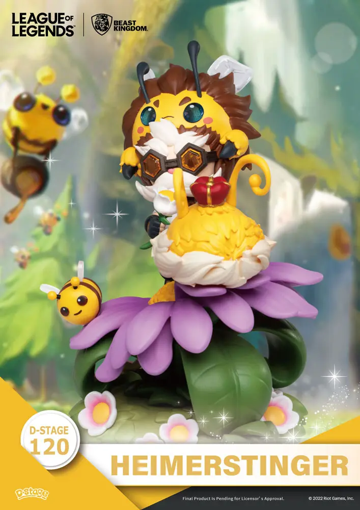 League of Legends D-Stage PVC Diorama Set Nunu &amp; Beelump &amp; Heimerstinger 16 cm product photo